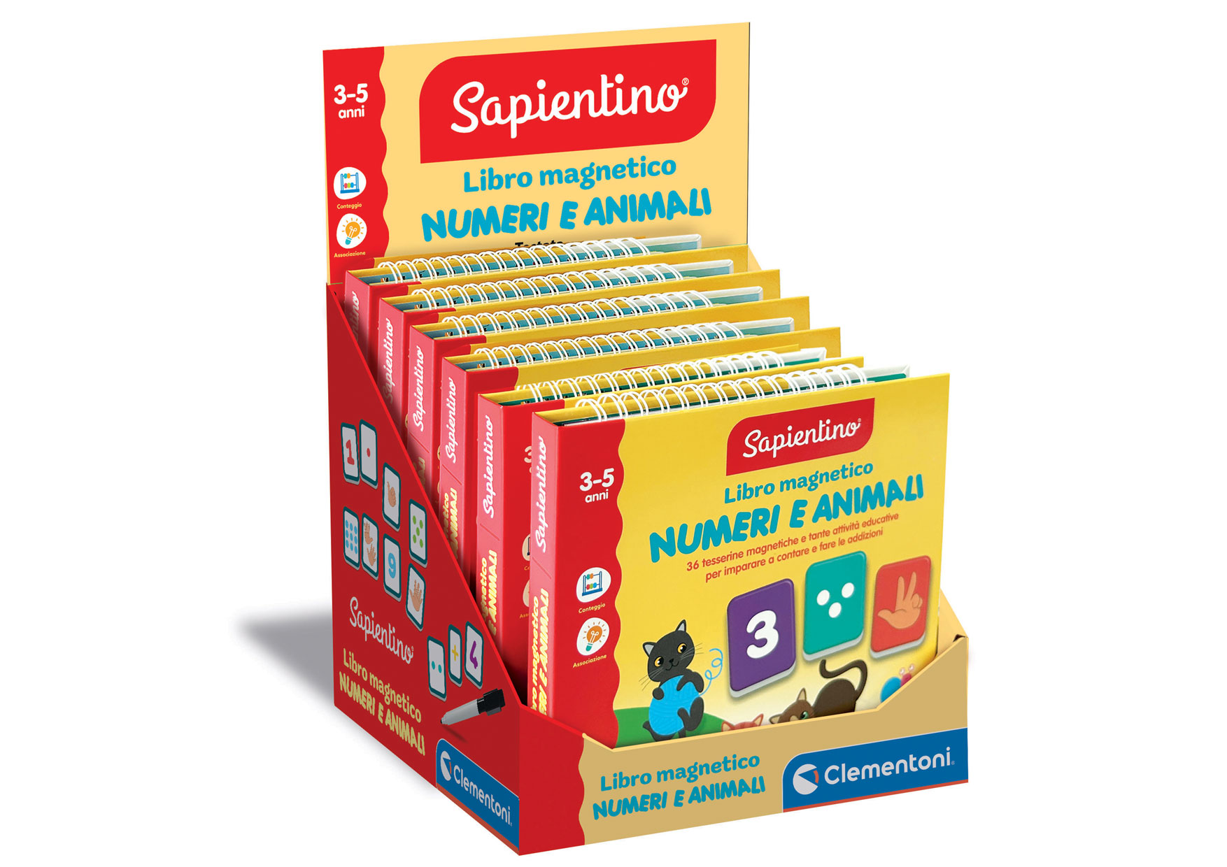 LIBRI MAGNETICI NUMERI E ANIMALI 16493