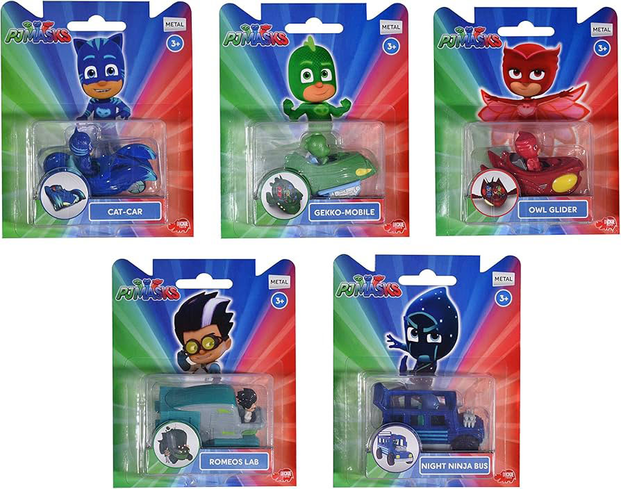 PJ MASK VEICOLI ASS. 7CM 203141005