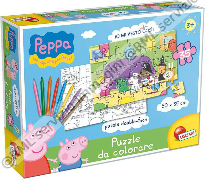 PEPPA PUZZLE DA COLORARE 43231 -N