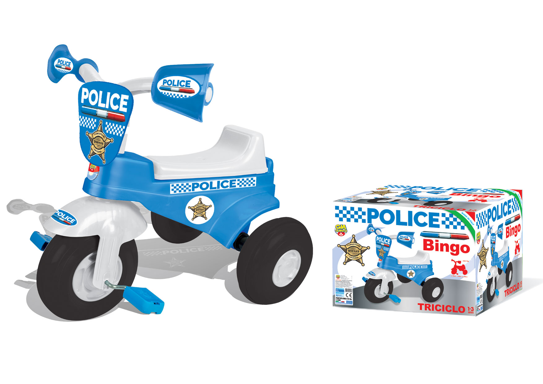 TRICICLO BINGO POLICE ART.0067 CT1