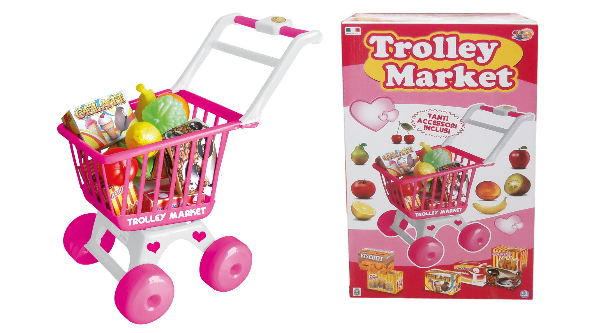 TROLLEY MARKET ROSA ART.0381 CT8
