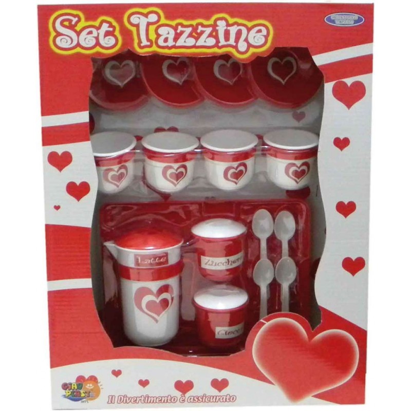 SET TAZZINE CUORE ART.227 CT12 -S5