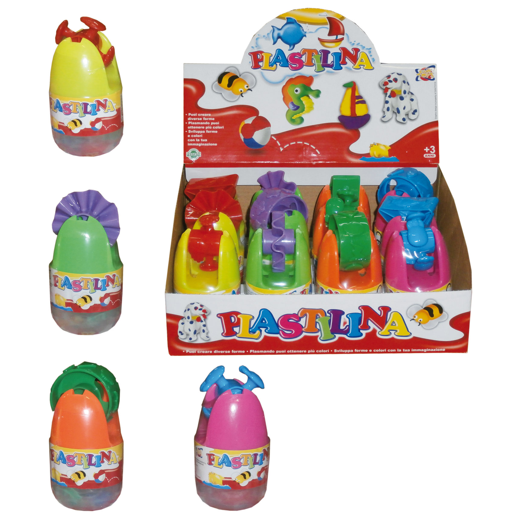 PLASTILINA DSP ROLLER 4AS.GV-3723 CT72