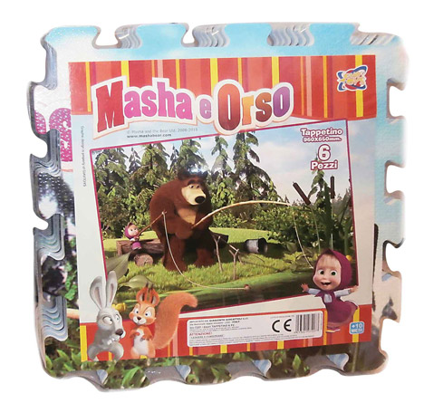TAPPETINO 6PZ MASHA E ORSO GV-7207 C