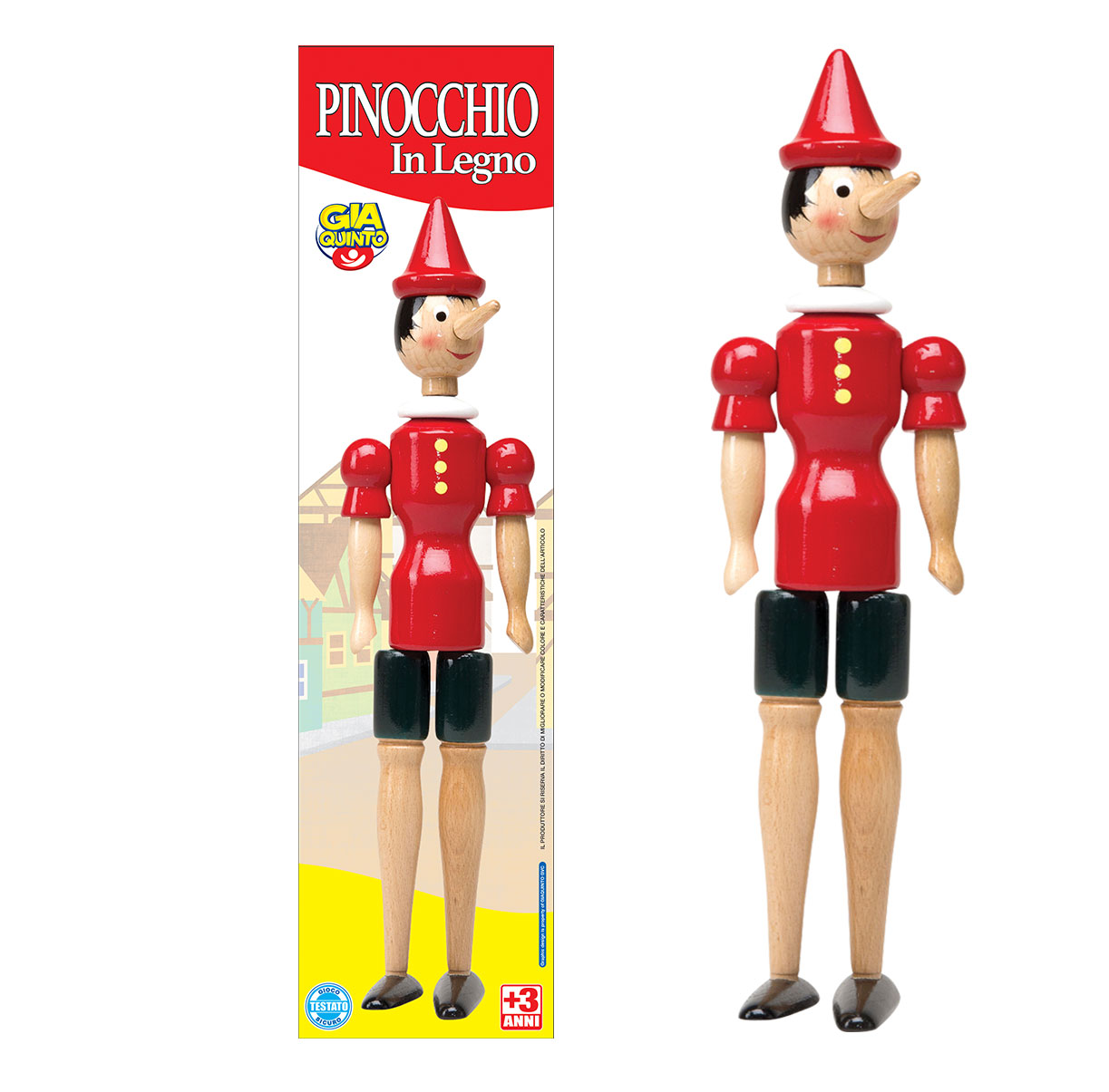 PINOCCHIO IN LEGNO GVC-1254 CT12
