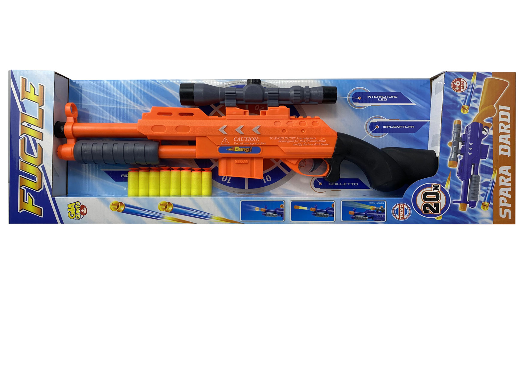 FUCILE CON PROIETTILI GVC-1374 CT12