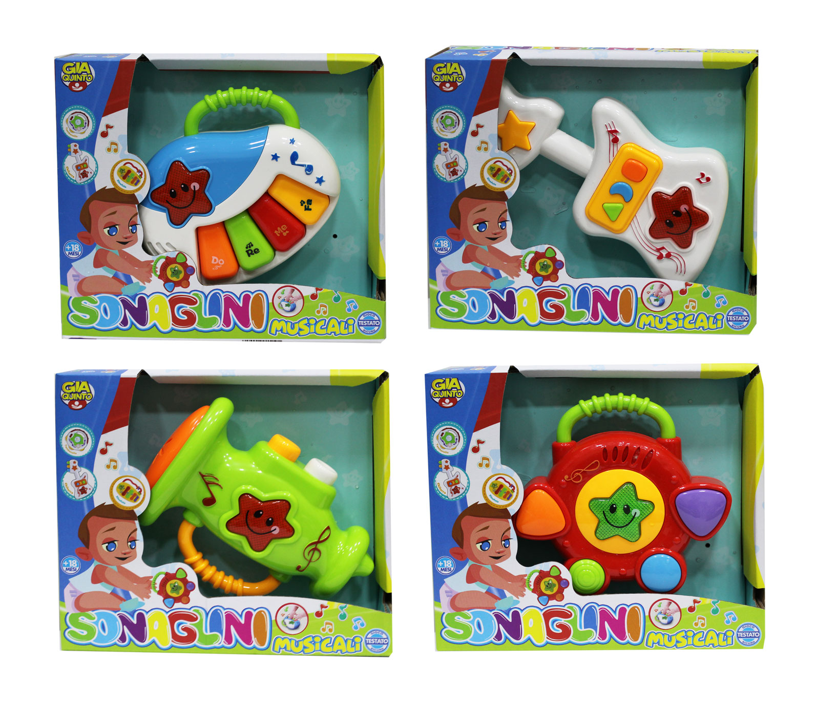 BABY STRUMENTI MUSICALI GVC-1519 CT12