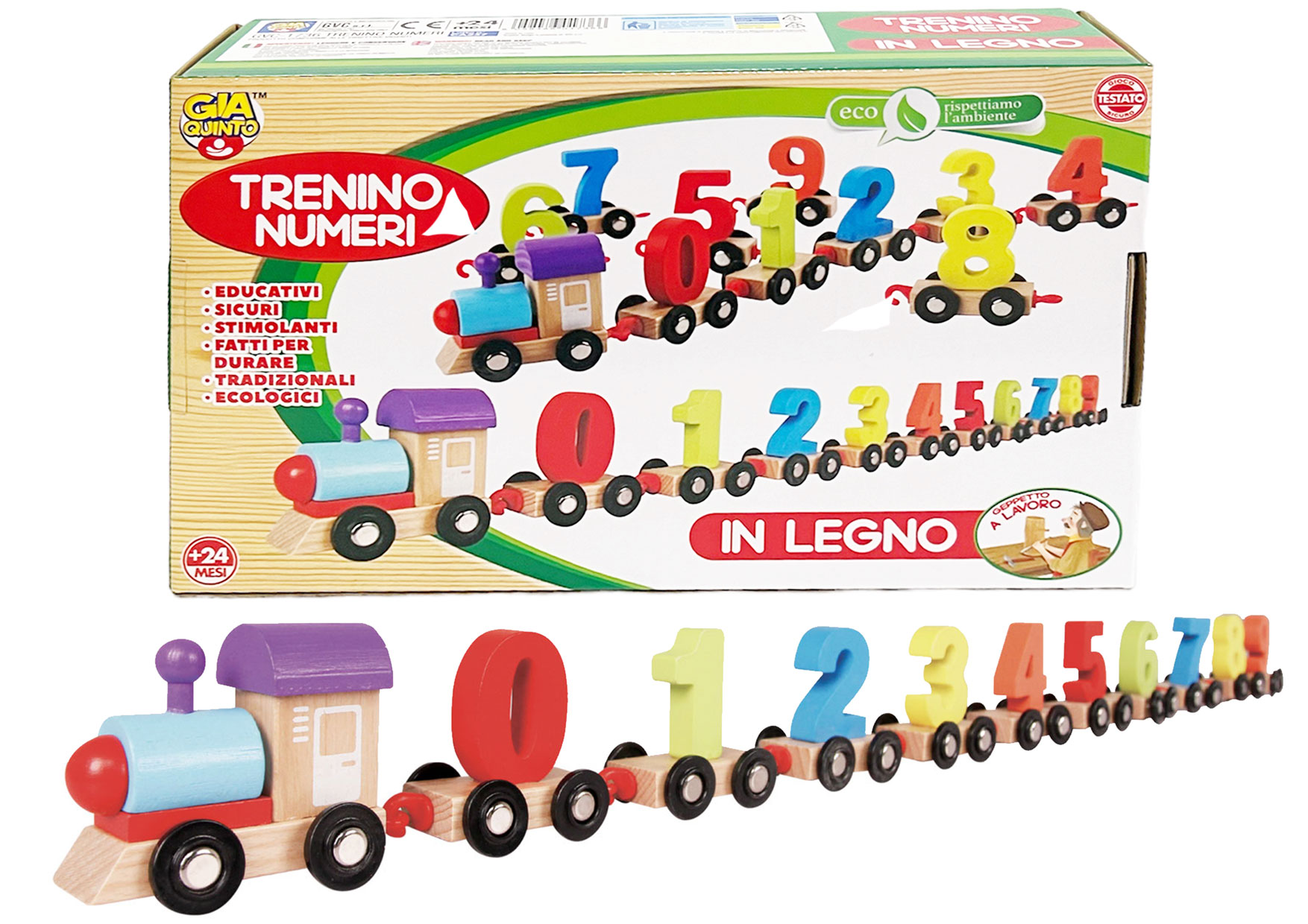 GL. GIOCO TRENINO NUMERI GVC-1736 CT8