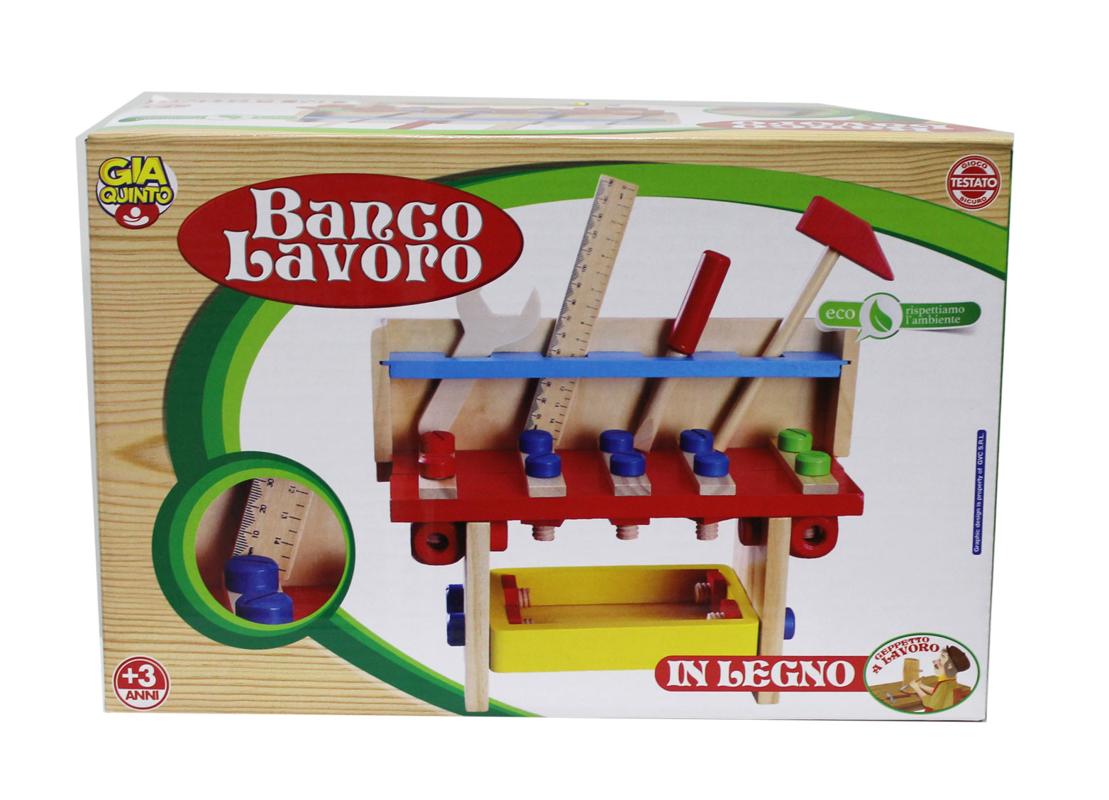 GL. BANCO LAVORO LEGNO GVC-1742 CT8
