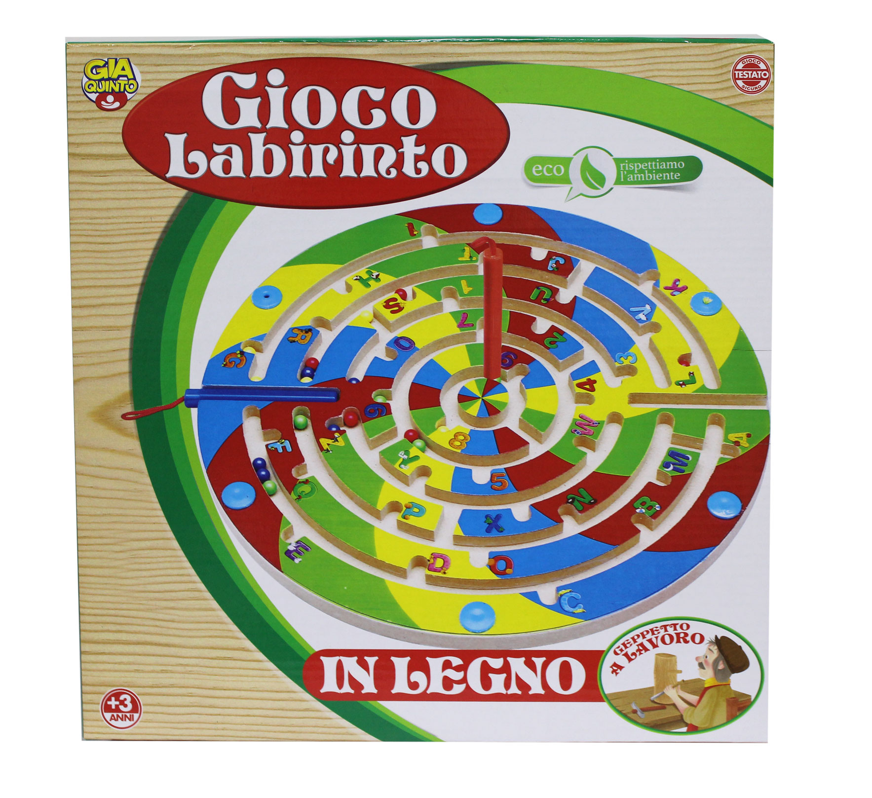 GIOCO LABIRINTO GVC-1747 CT 12