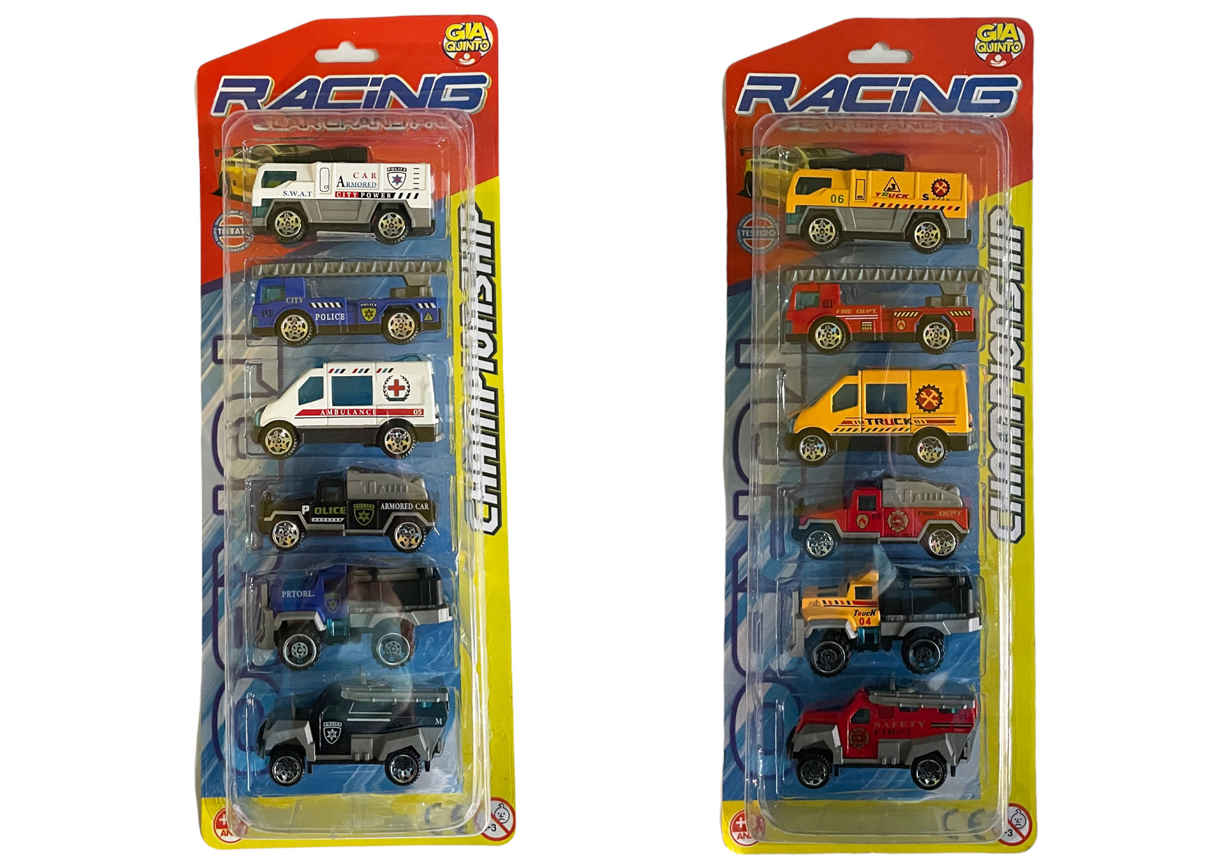 SET AUTO 6PZ  2 ASST GVC-1892 CT12