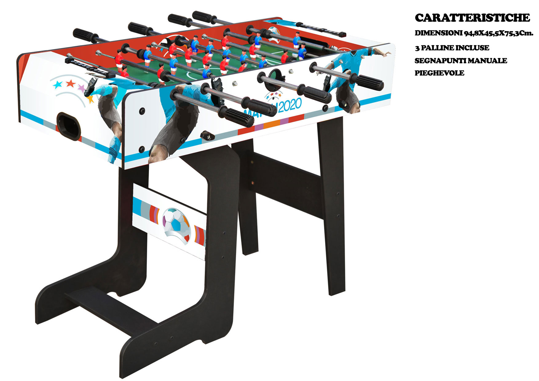 OFF+ CALCIOBALILLA PIEG. BIANCO GVC-1957