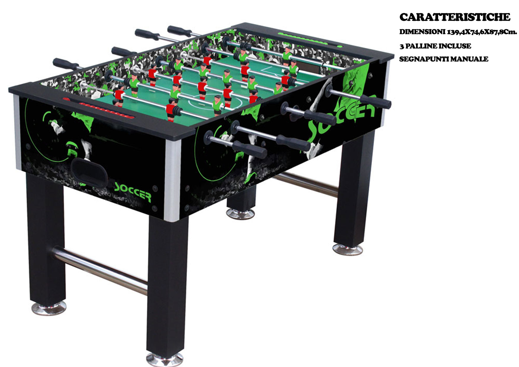 CALCIOBALILLA BLACK GVC-1959 CT1