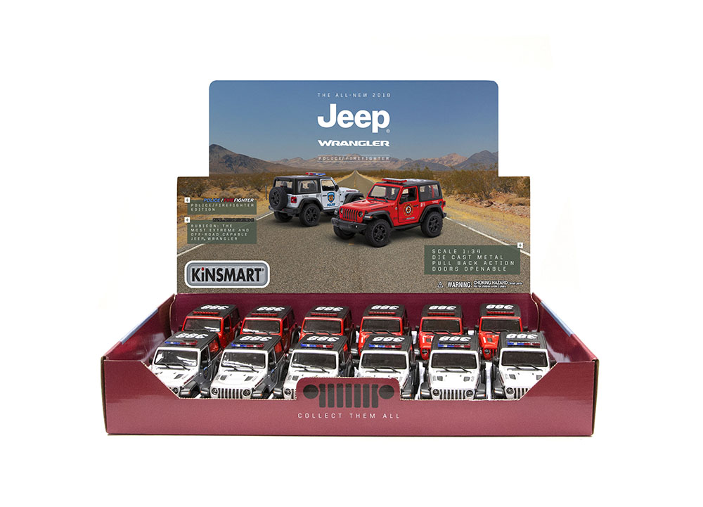 DISP. 1/34 JEEP WRANGLER GVC-3904 CT72