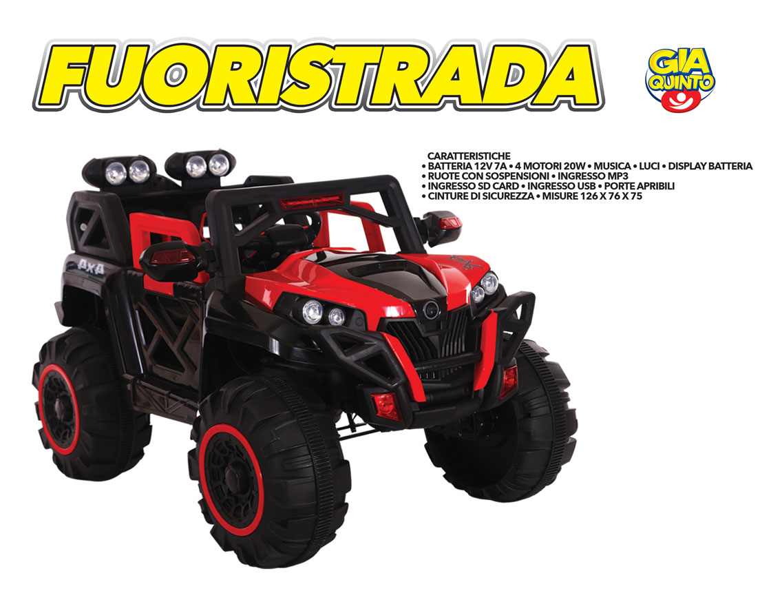 ELT. FUORISTRADA ROSSO GVC-5458