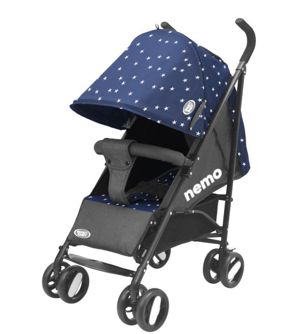 PASS.NEMO C/BORSA GREY/BLU STAR GVC-8003