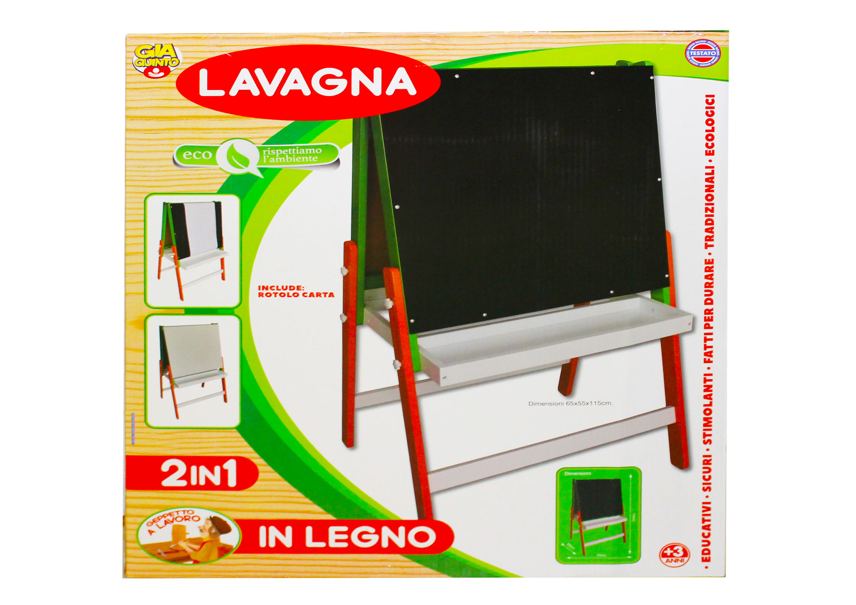 OFF GL LAVAGNA 2IN1 LEGNO GVC-8023 CT2