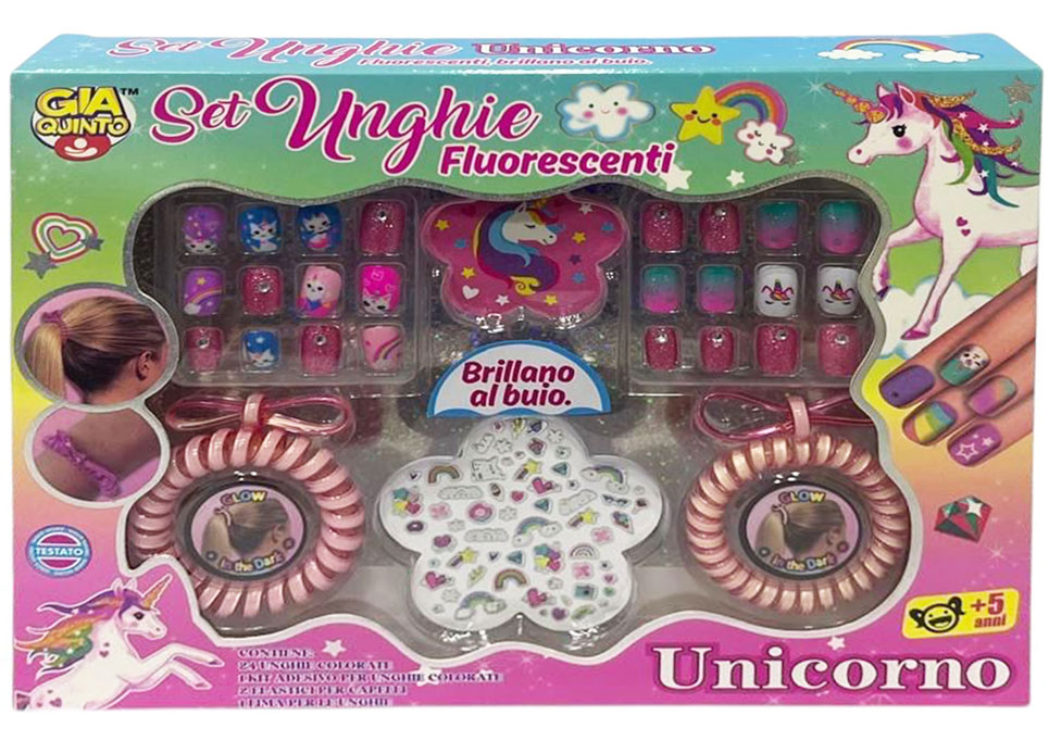 SET UNGHIE FLUORESCENTI GVC-8027 CT12