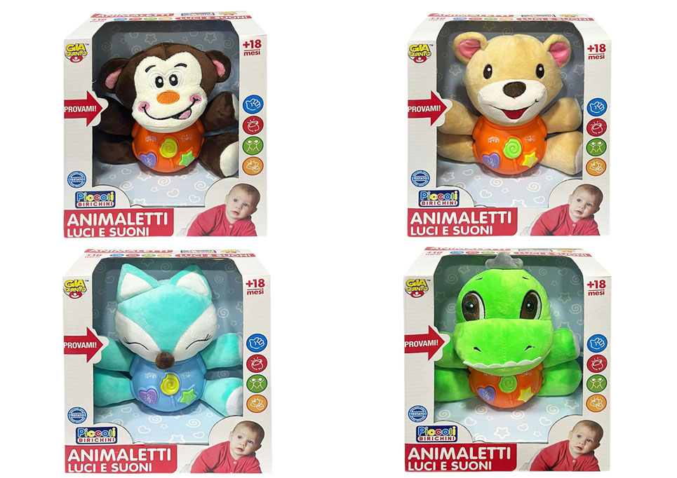 ANIMALETTI LUCI E SUONI GVC-8335 CT12
