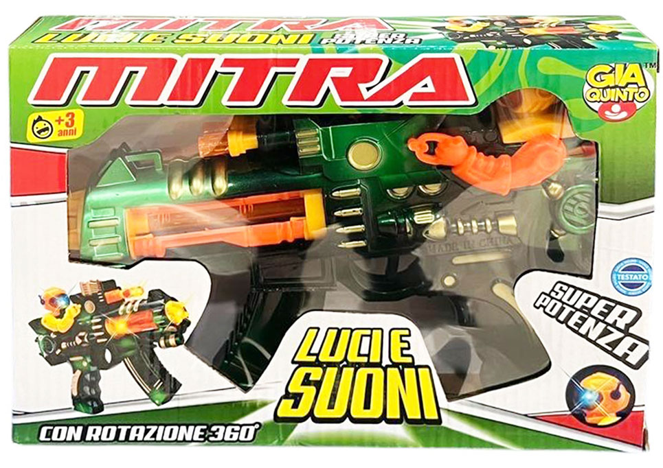 PISTOLA LUCI E SUONI GVC-8353 CT12