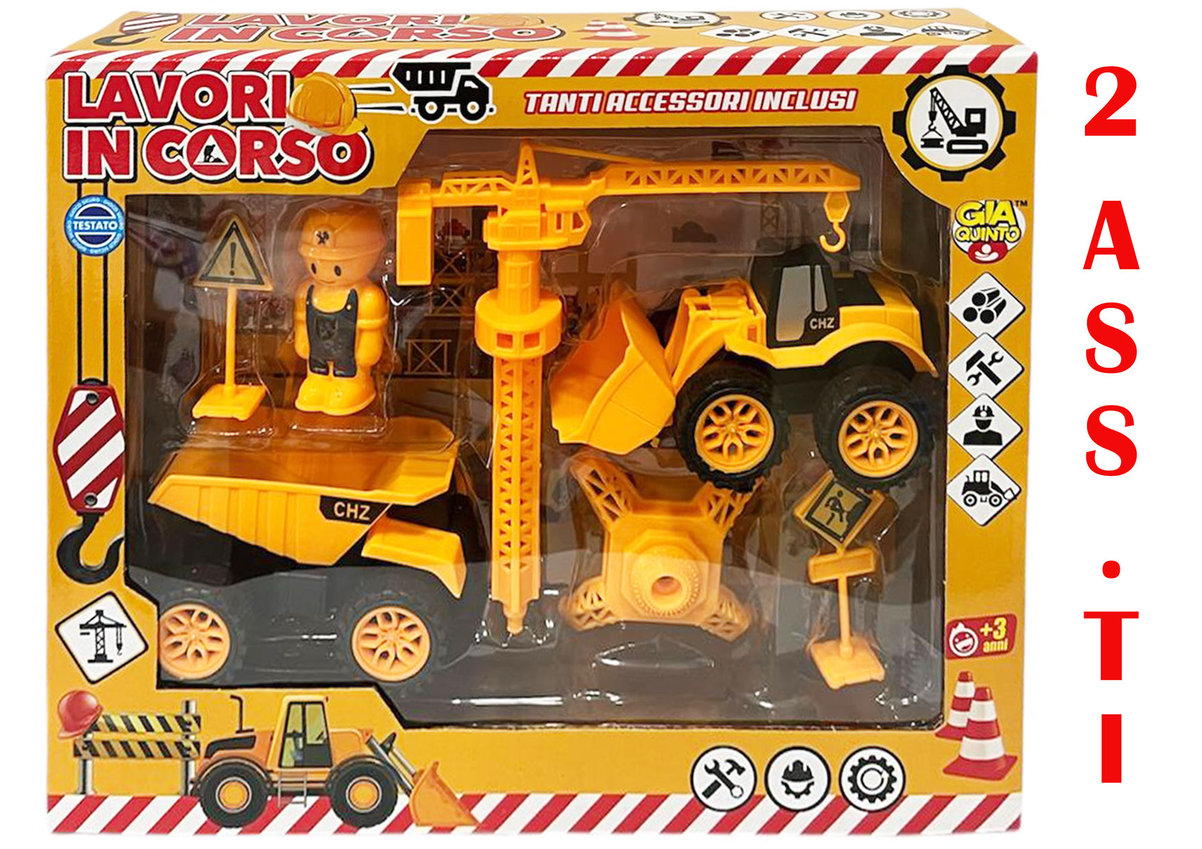 SET MEZZI COSTRUZIONI GVC-8581 CT12