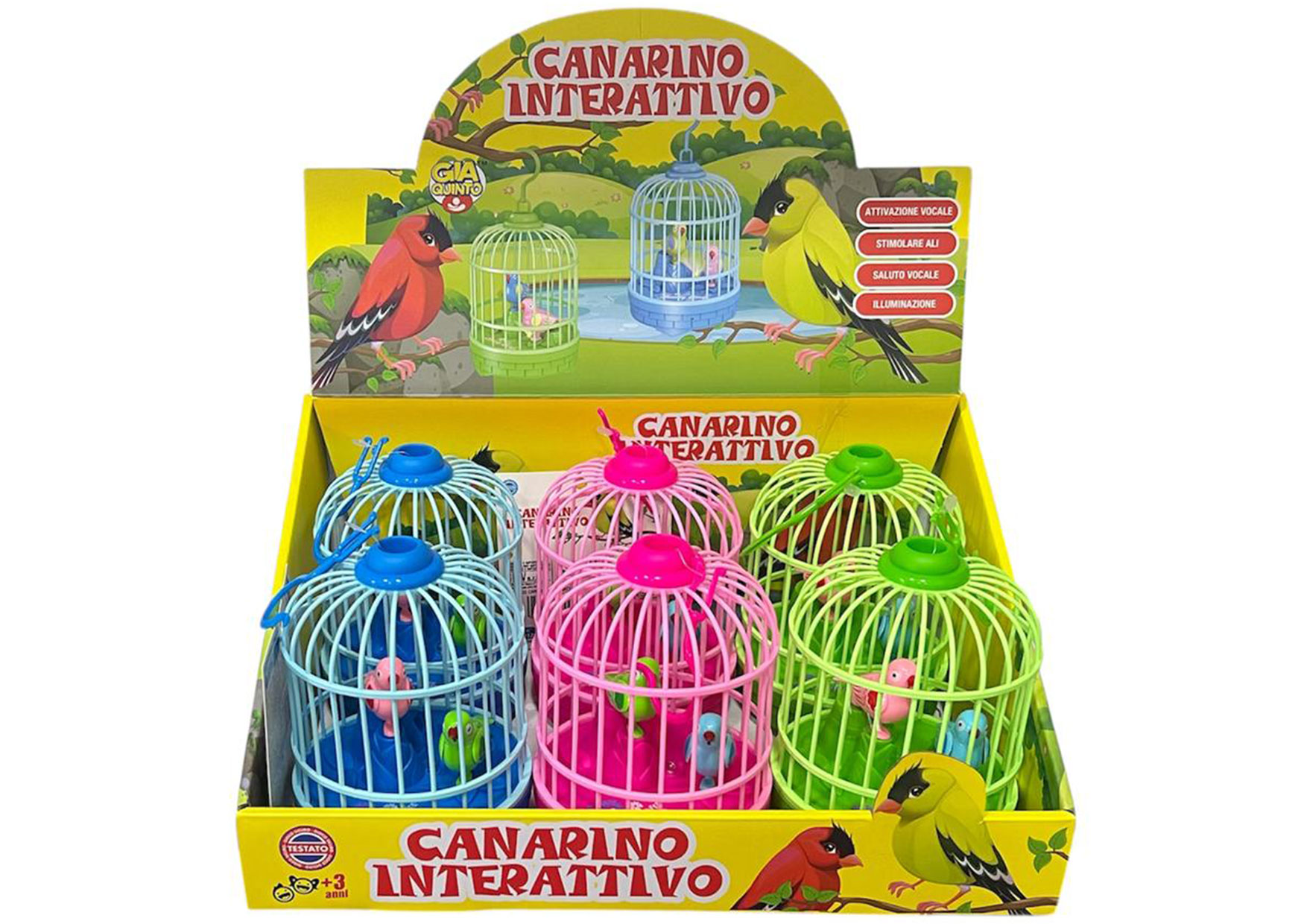 GABBIA C/2 UCCELLINI INTER GVC-8602 CT24