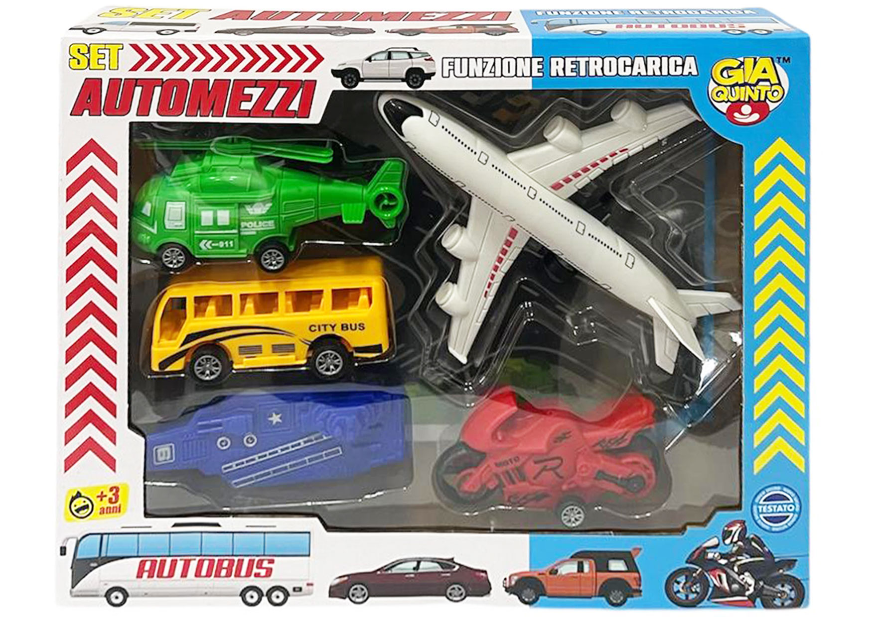 SET 5 AUTOMEZZI GVC-8604 CT12