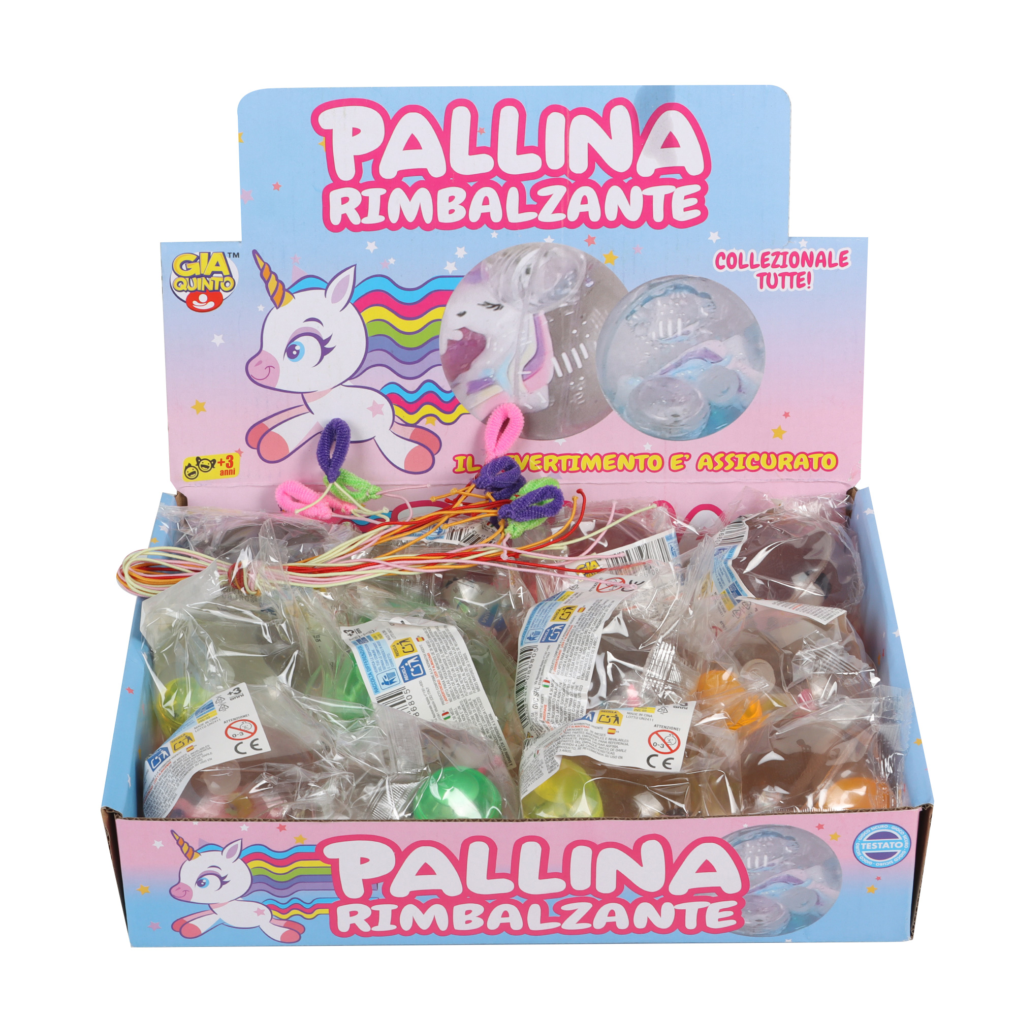 PALLINA 6,5 CM RIMBALZINA GVC-8680 CT48
