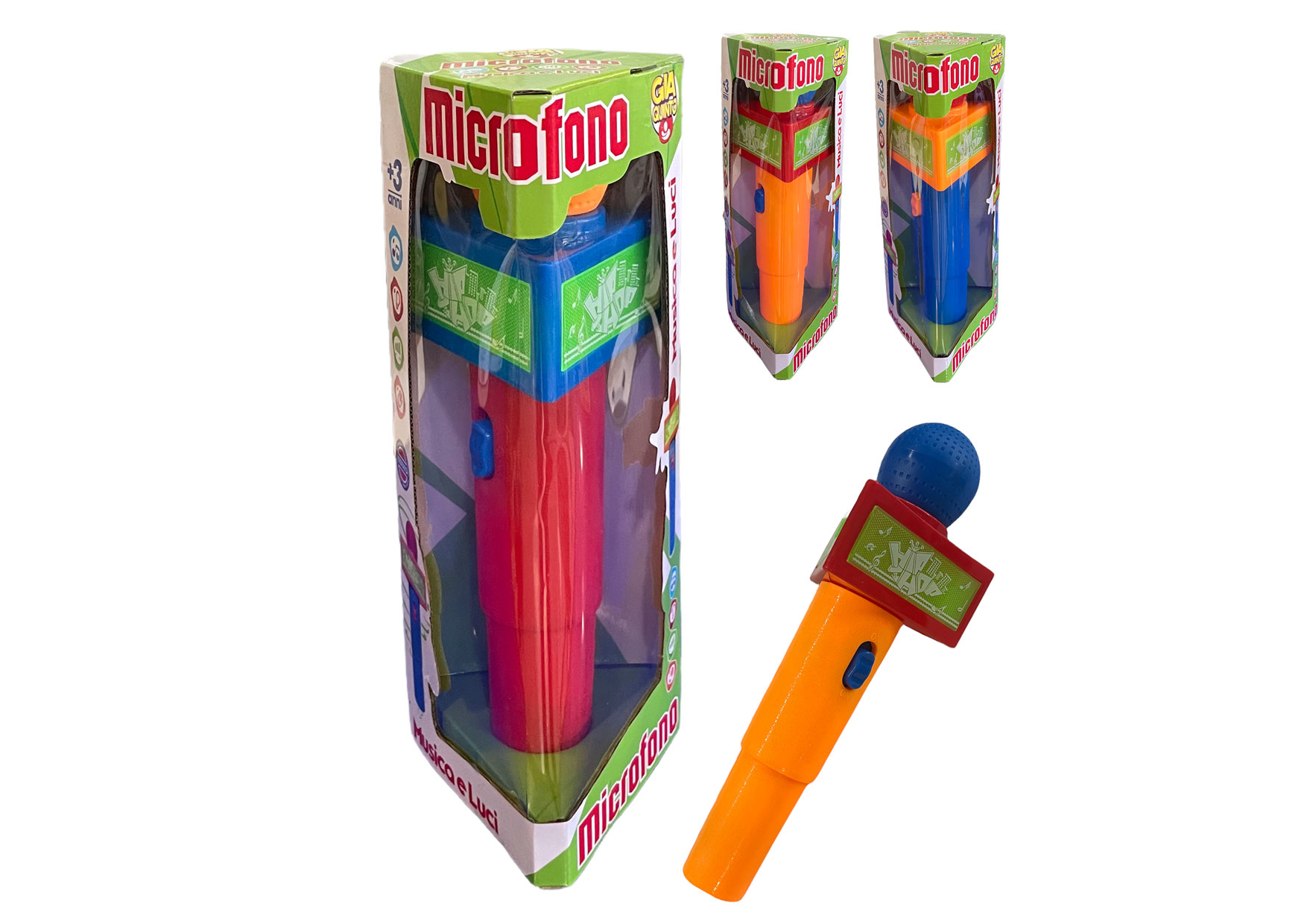 MICROFONO C/LUCI E AMPLIF GVC-9153 CT12