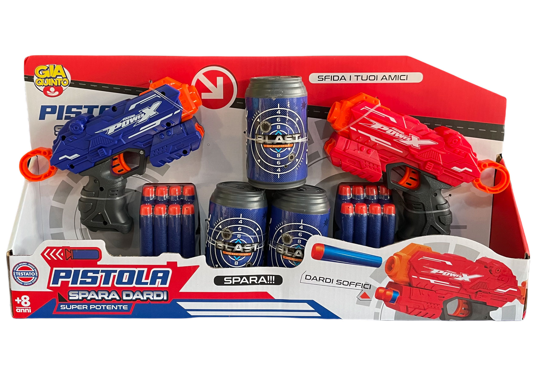 CONF DOPPIA PISTOLA DARDI GVC-9156 CT8