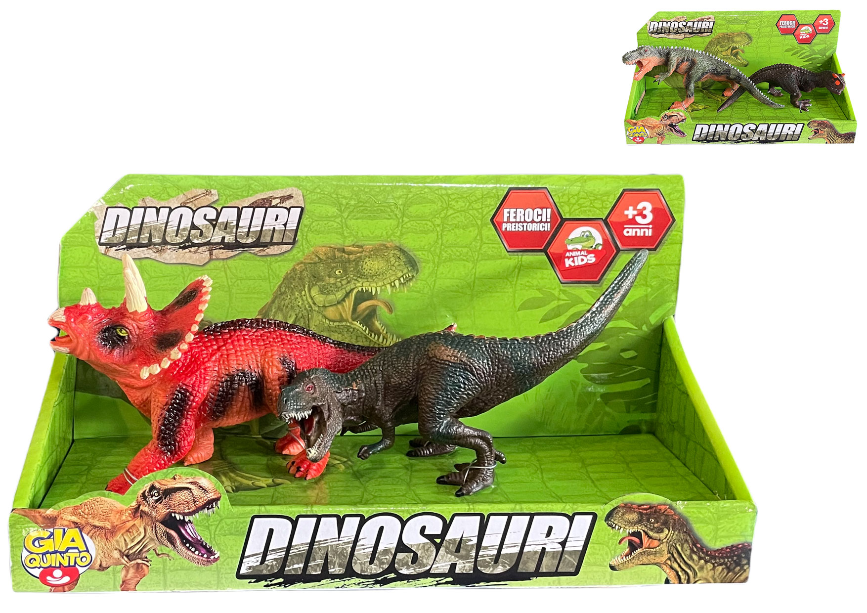 BOX DINOSAURI 2 ASS GVC-9166 CT12