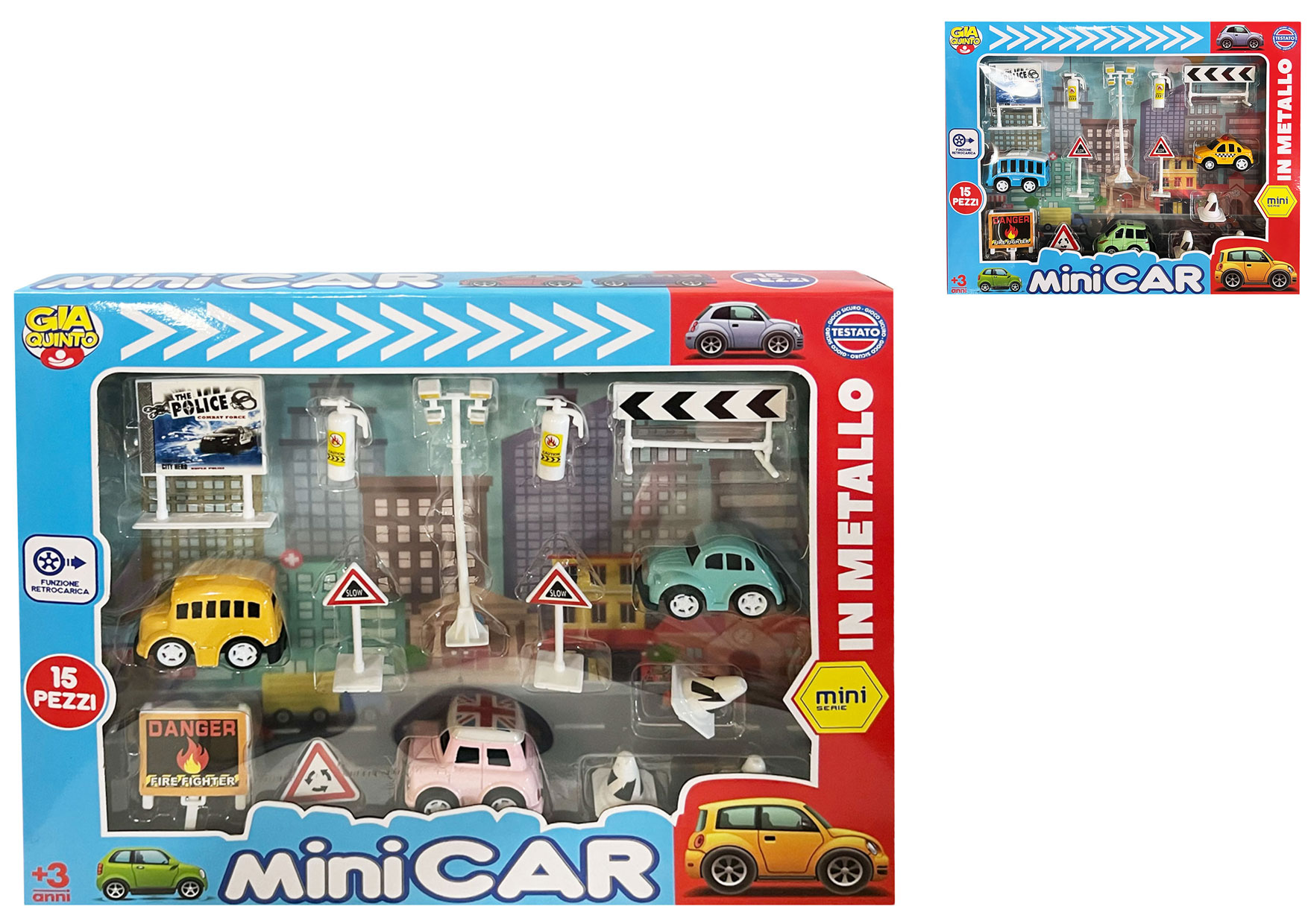 SET AUTO MINICITTA 2 ASS GVC-9180 CT12