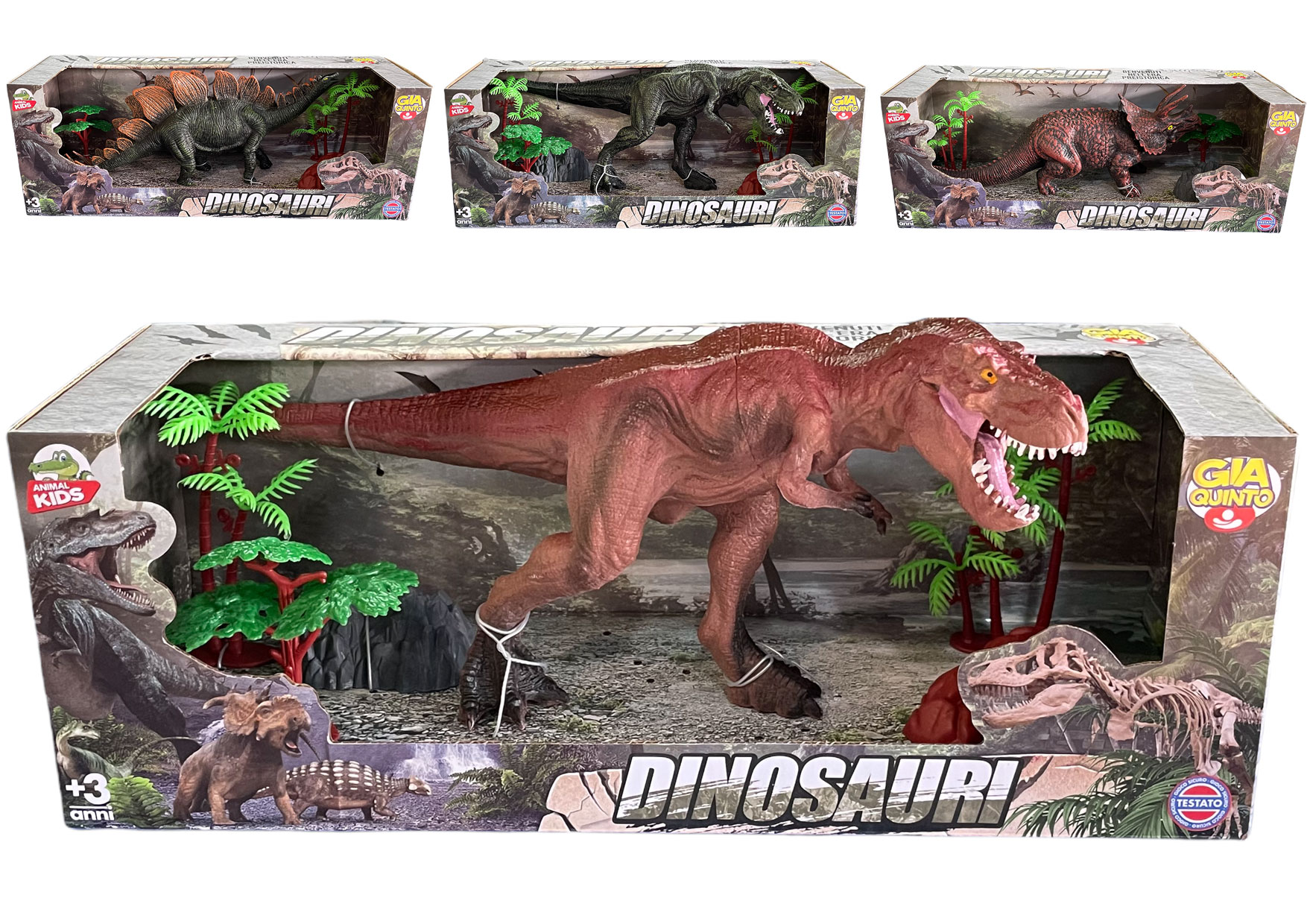 BOX DINOSAURI 4ASS GVC-9191 CT12