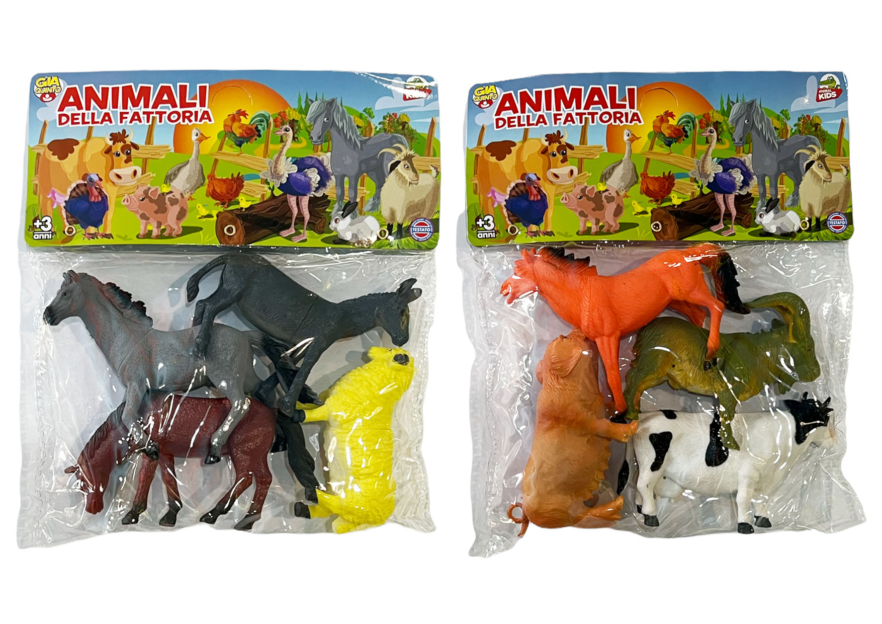 BUSTA ANIMALI FATTORIA 2 ASS GVC-9246 CT