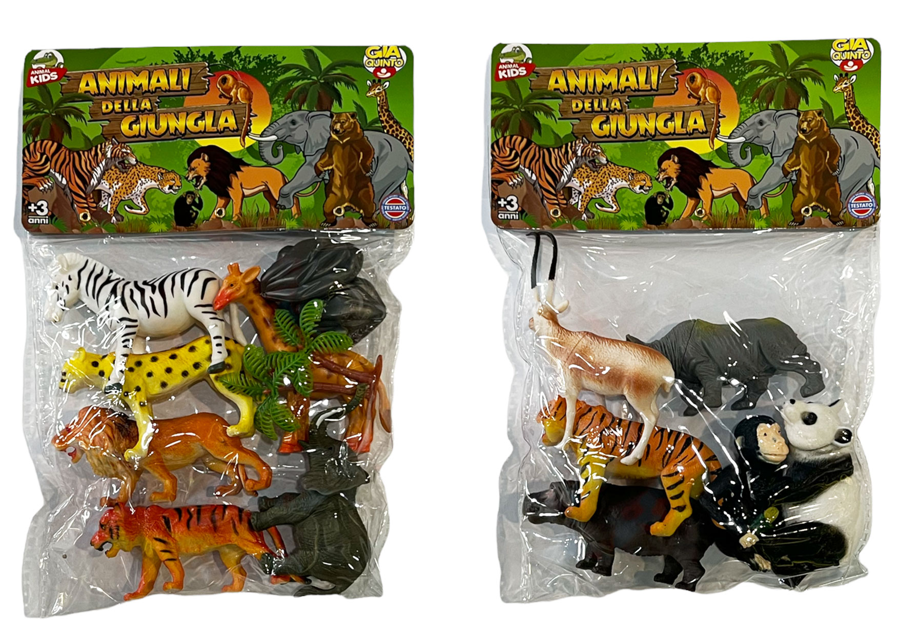 BUSTA SAVANA 10CM 6PZ +ACC 2 ASS GVC-925