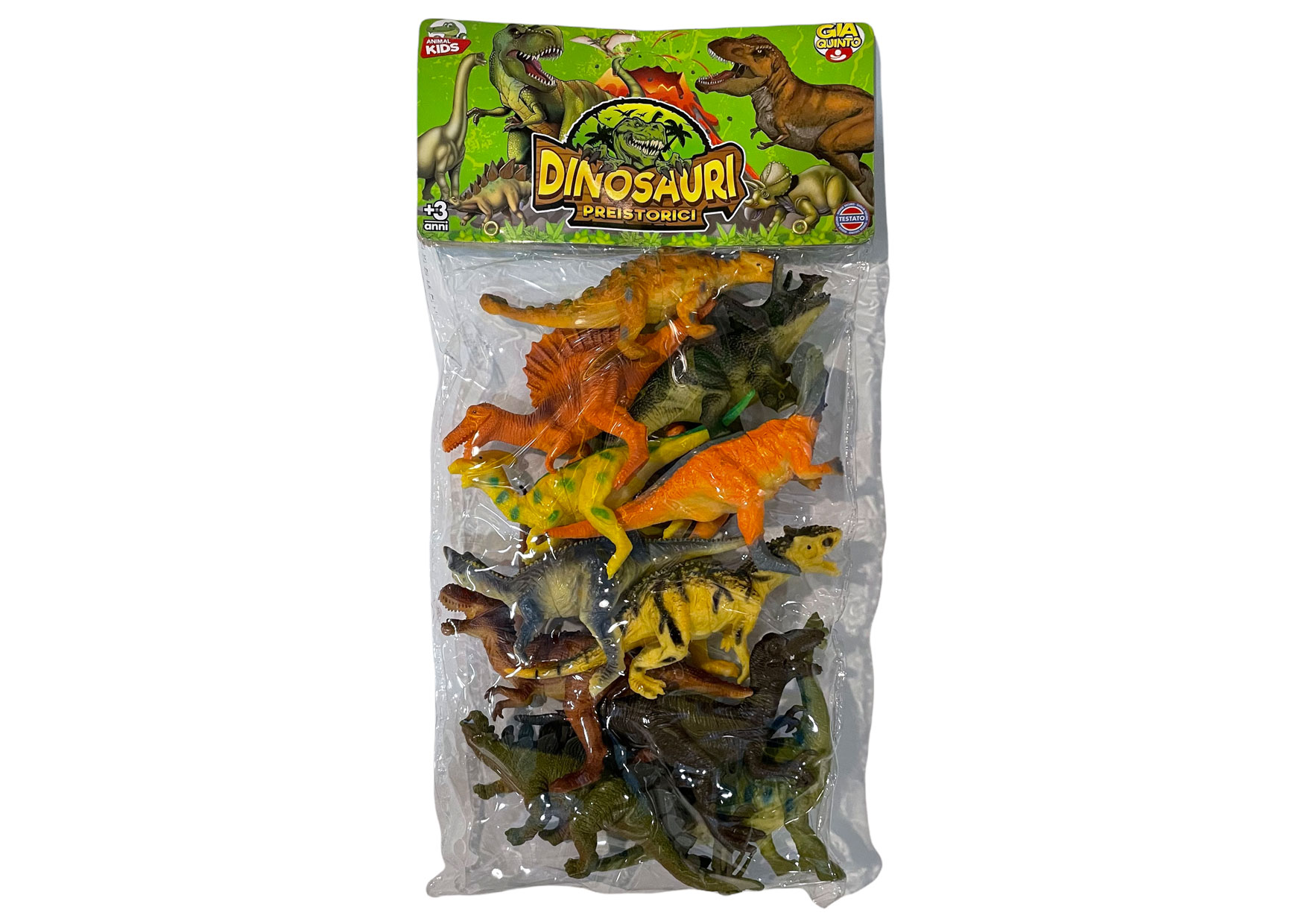 BUSTA 12PZ DINOSAURI GVC-9254 CT12