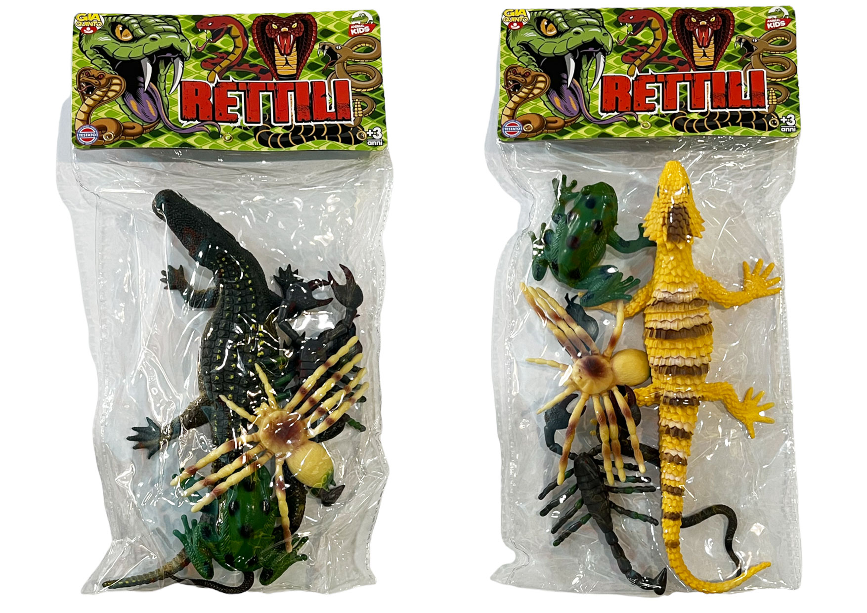 BUSTA LUCERTOLE 2 ASS 5PZ GVC-9267 CT12