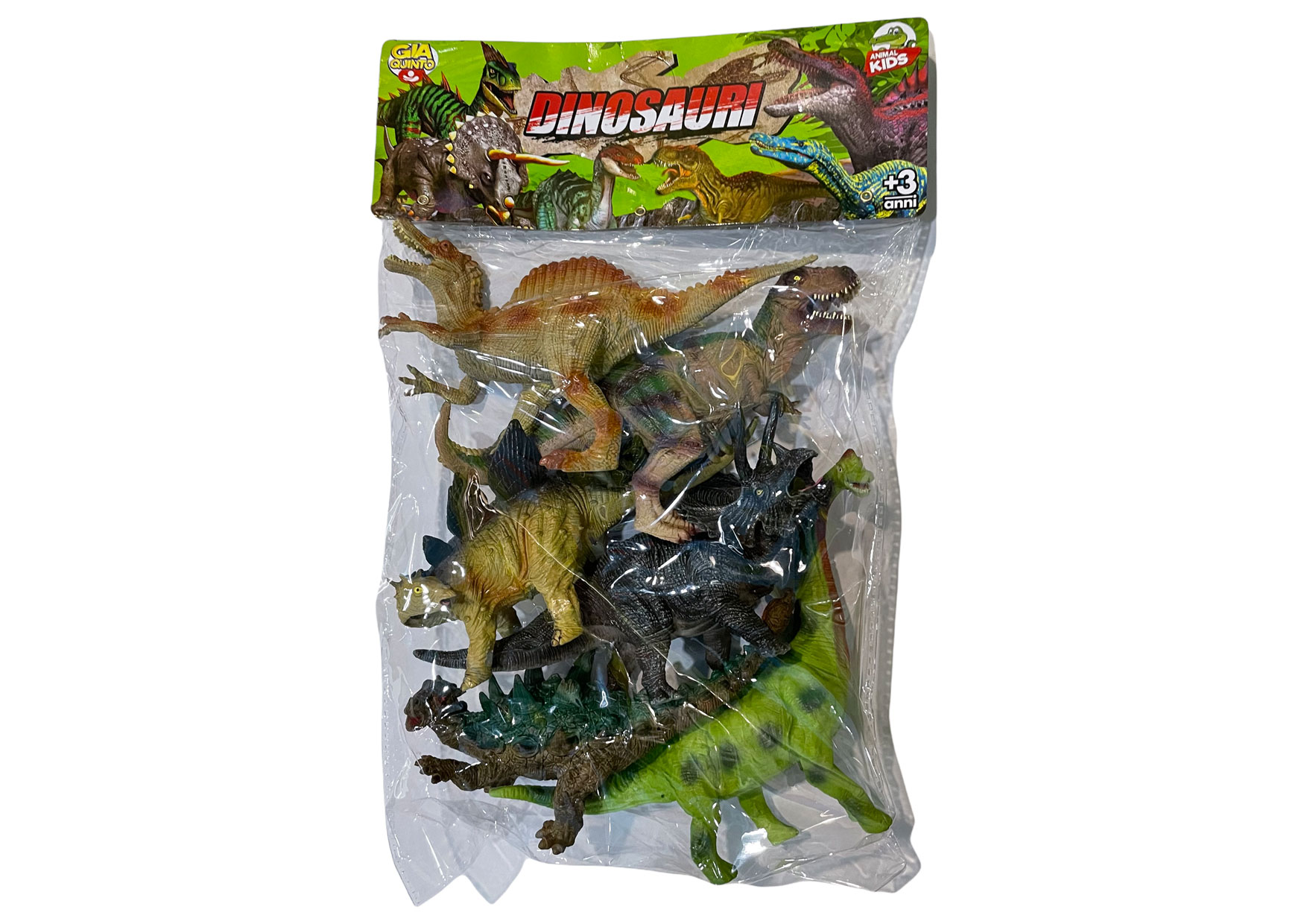 BUSTA DINOSAURI 20CM 6PZ GVC-9273 CT8