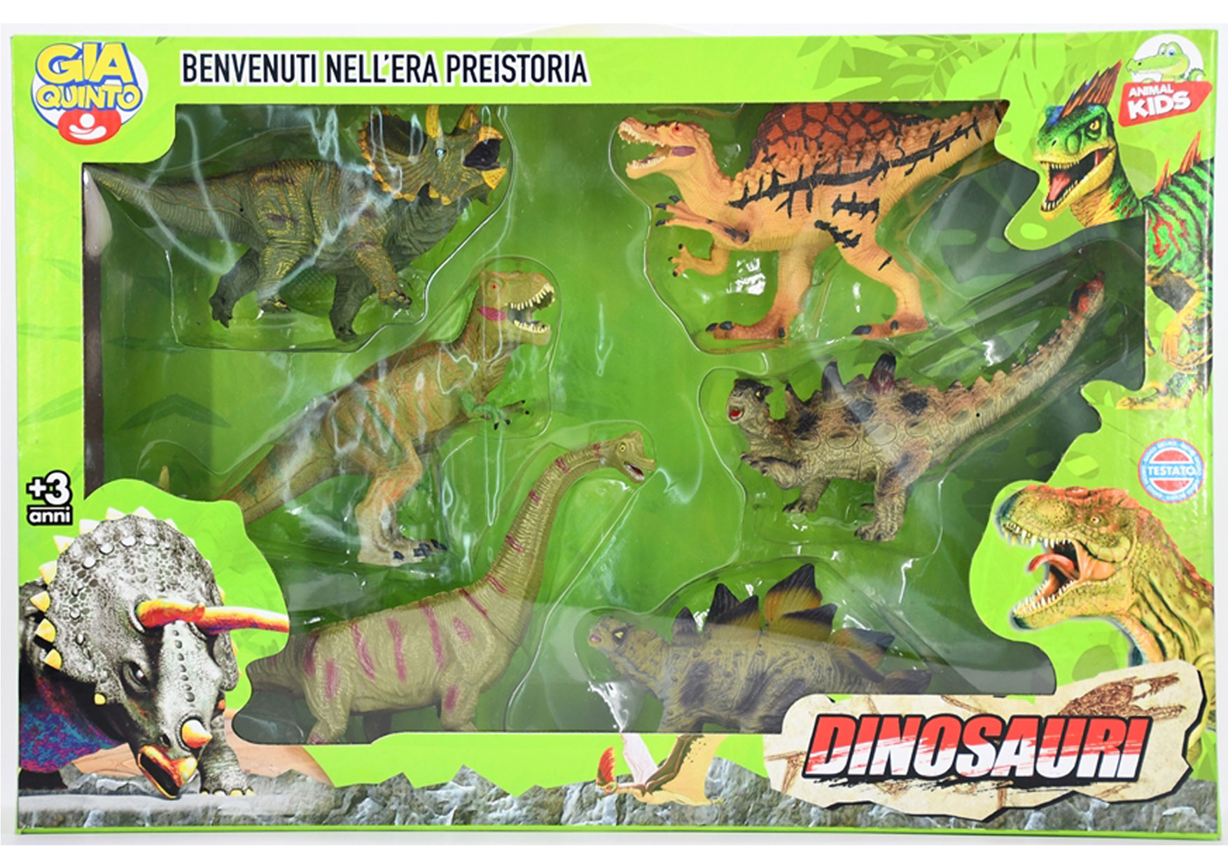 BOX DINOSAURI 20CM 6PZ GVC-9279 CT6