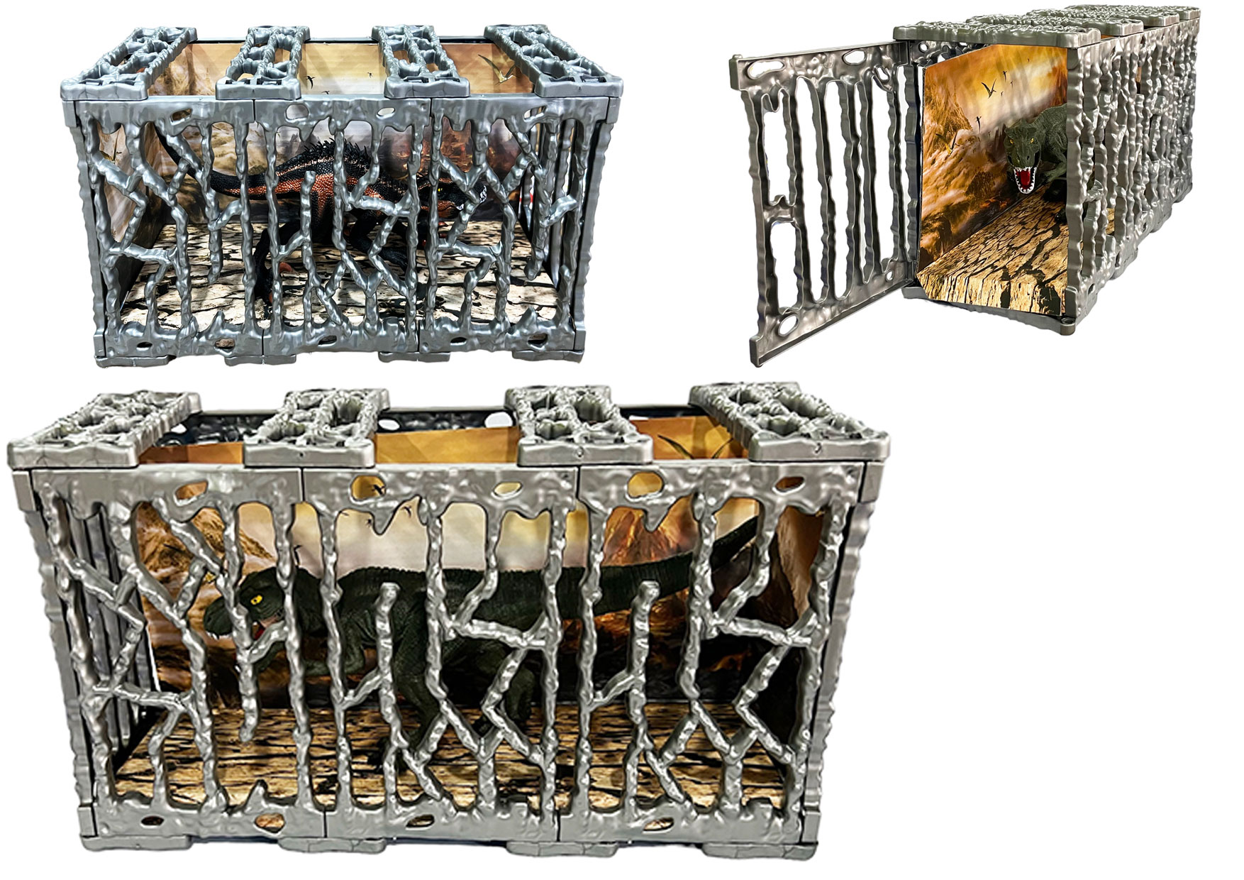 DINOSAURO IN GABBIA 2 ASS GVC-9346 CT8