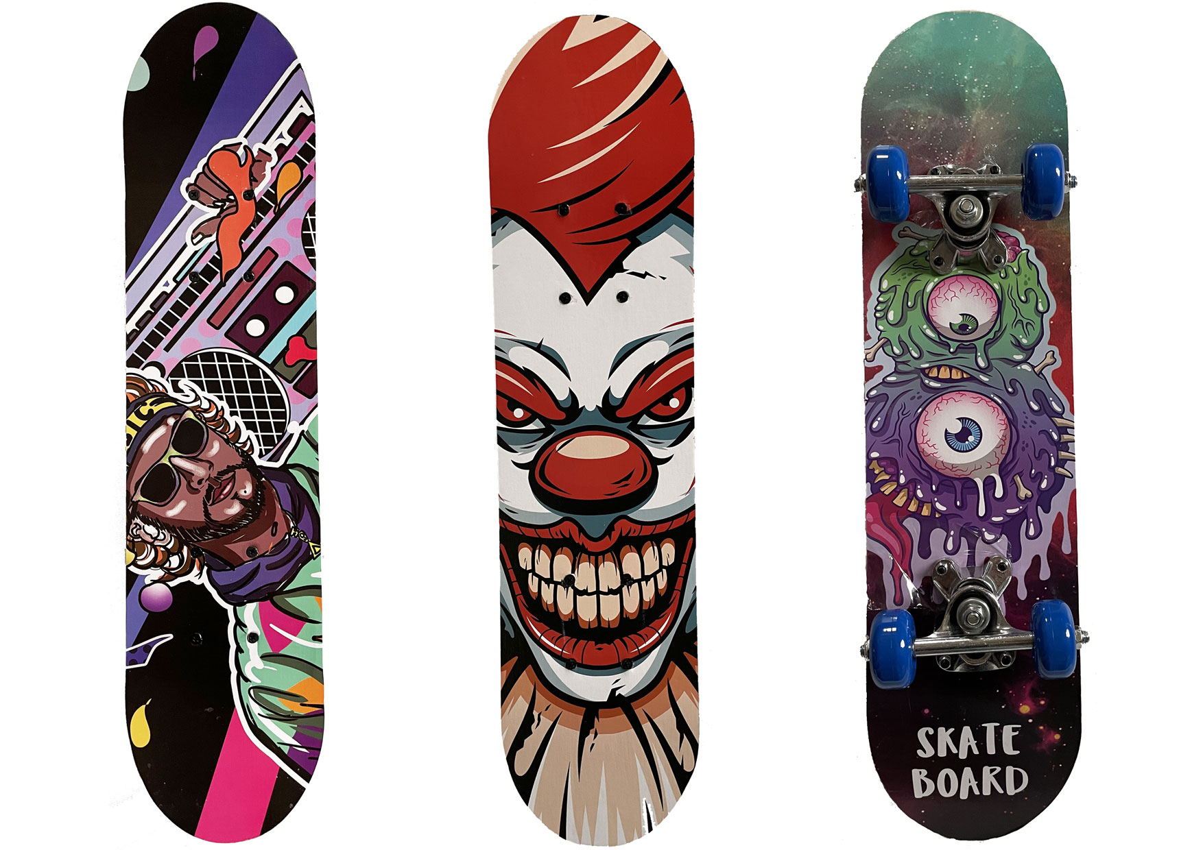 SKATEBOARD CM60 DOPPIA STAMPA GVC-9603 C