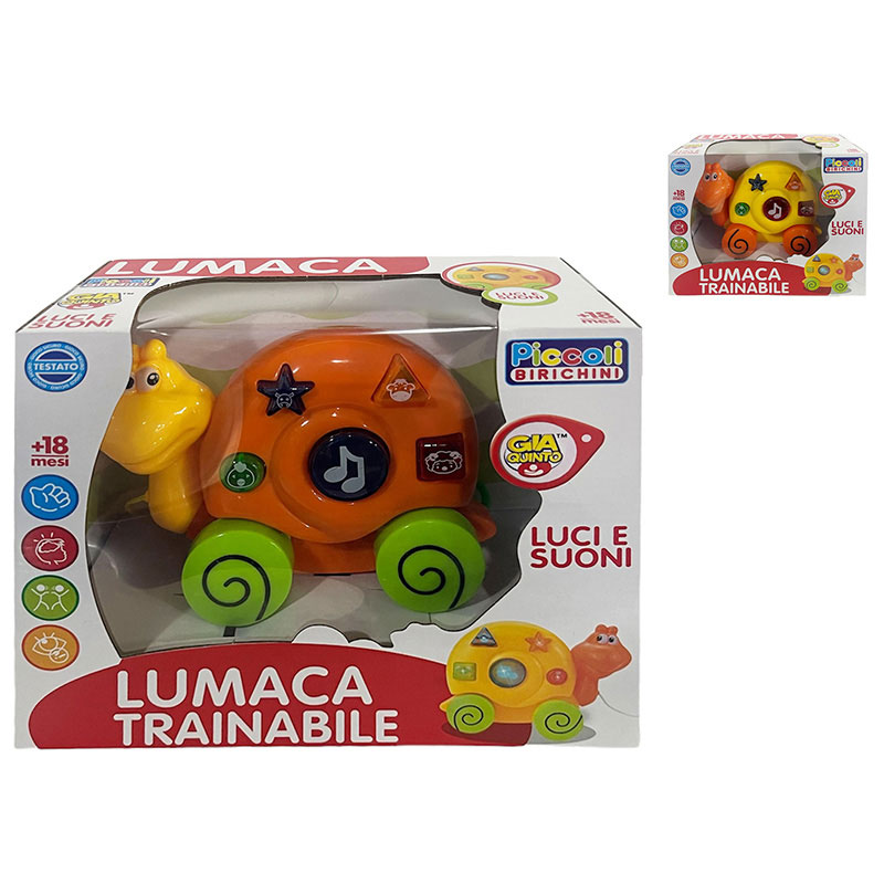 PB TRAINABILE LUMACHINA LUCI E SUONI GVC