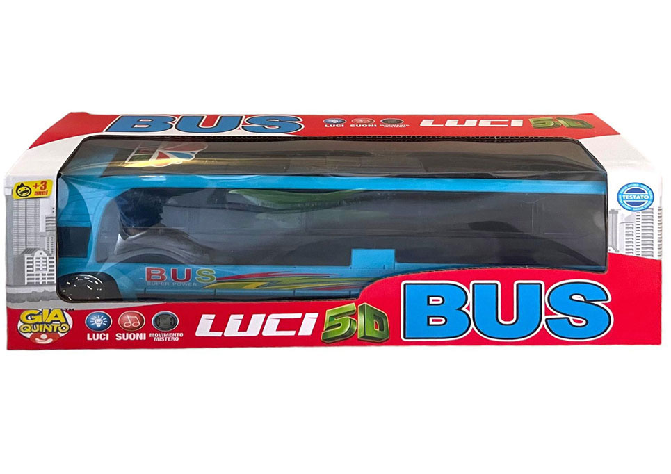 AUTOBUS 3D LUCI E SUONI GVC-9724 CT12