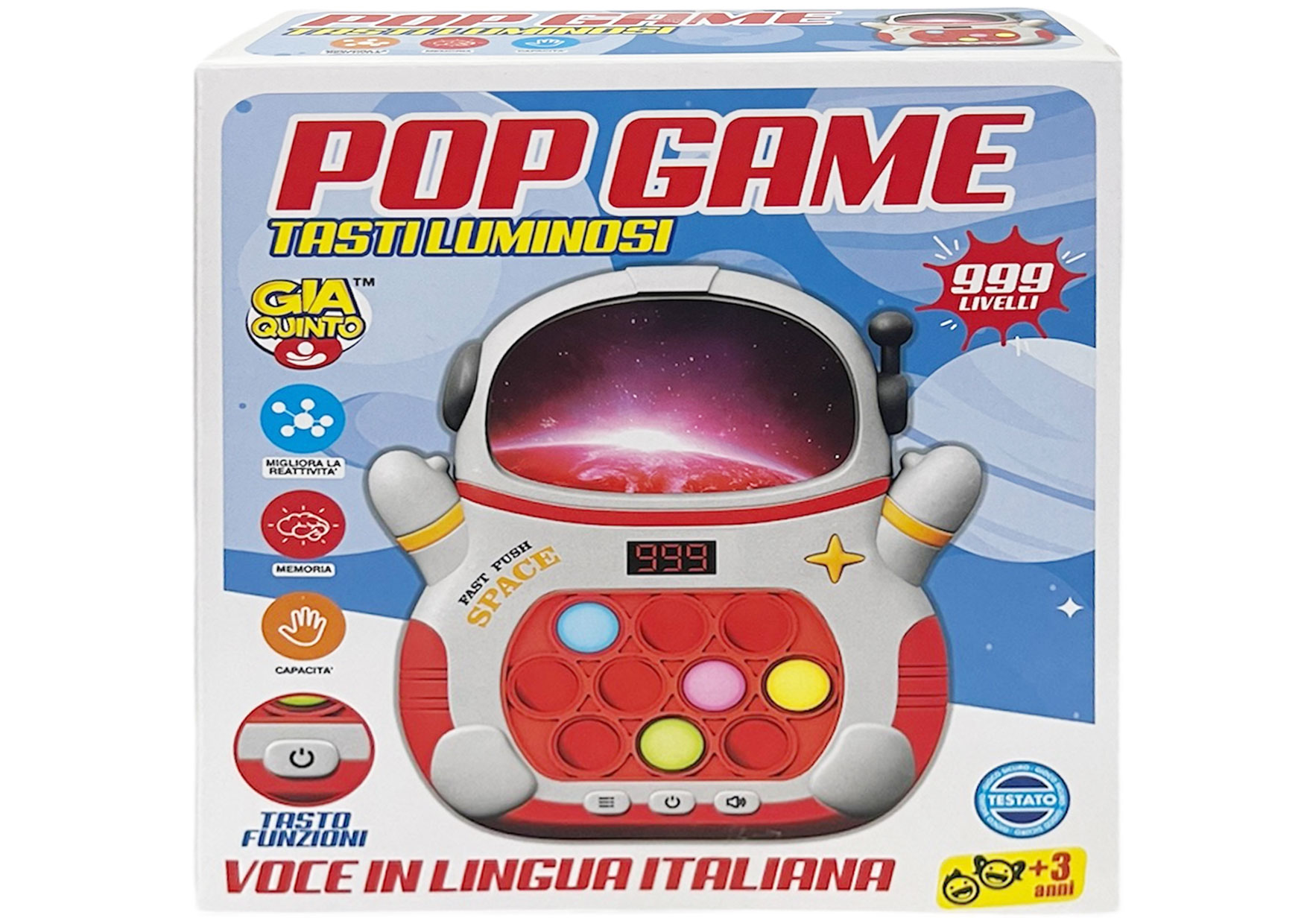 GIOCO POPGAME LCD SPACE GVC-9983