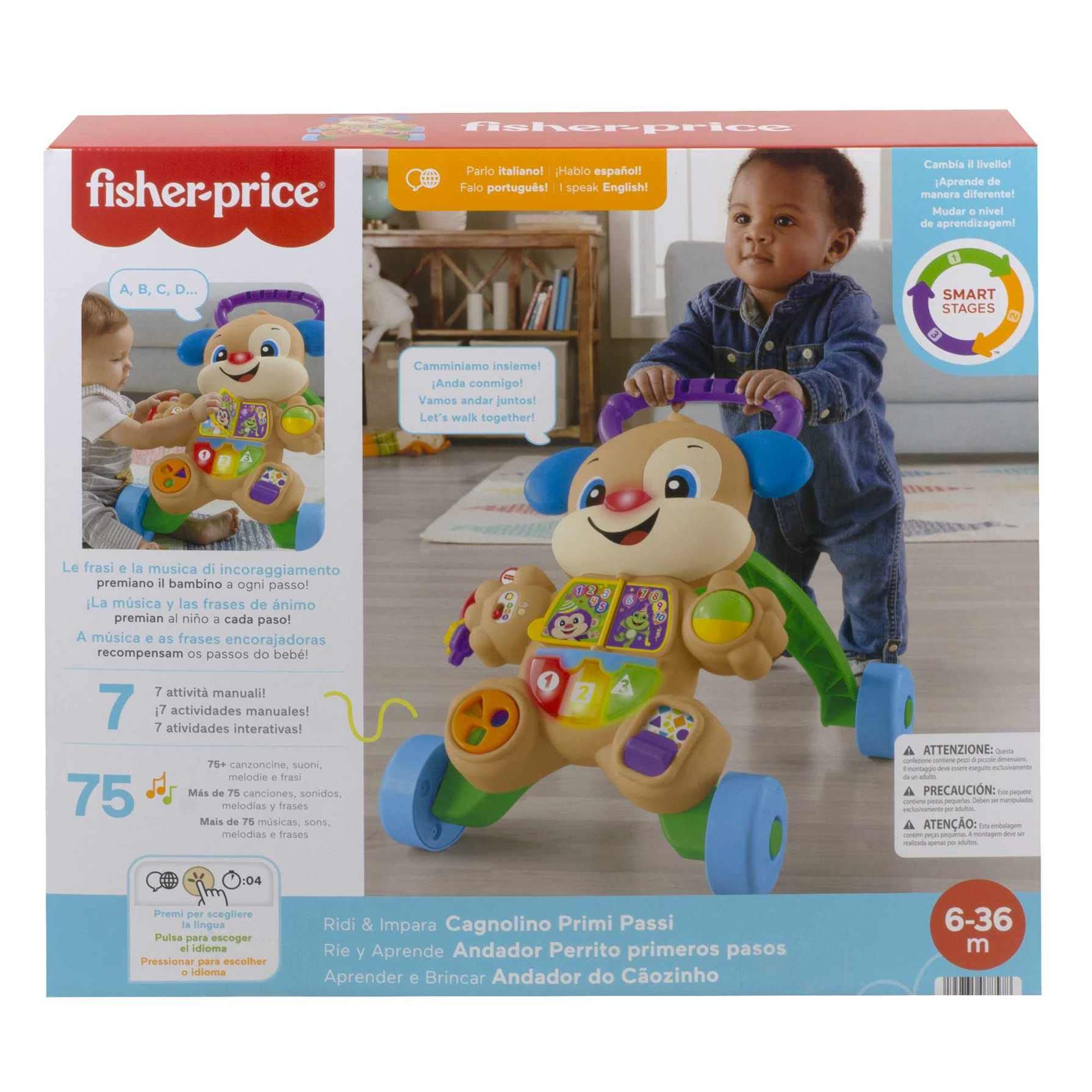 FISHER LEARN WITH PUPPY WALKER HHX15 CT2