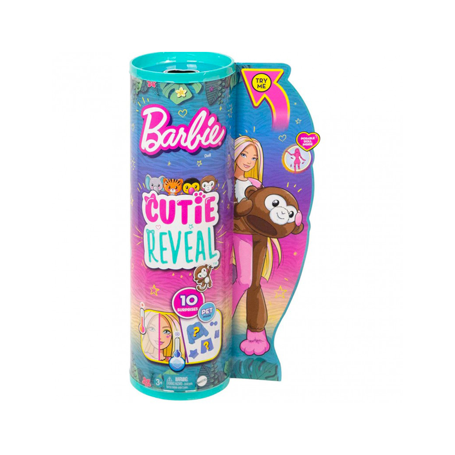 BARBIE CUTIE REVEAL GIUNGLA HKP97 CT4